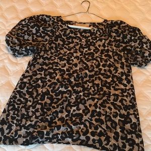Loft Animal Print Blouse